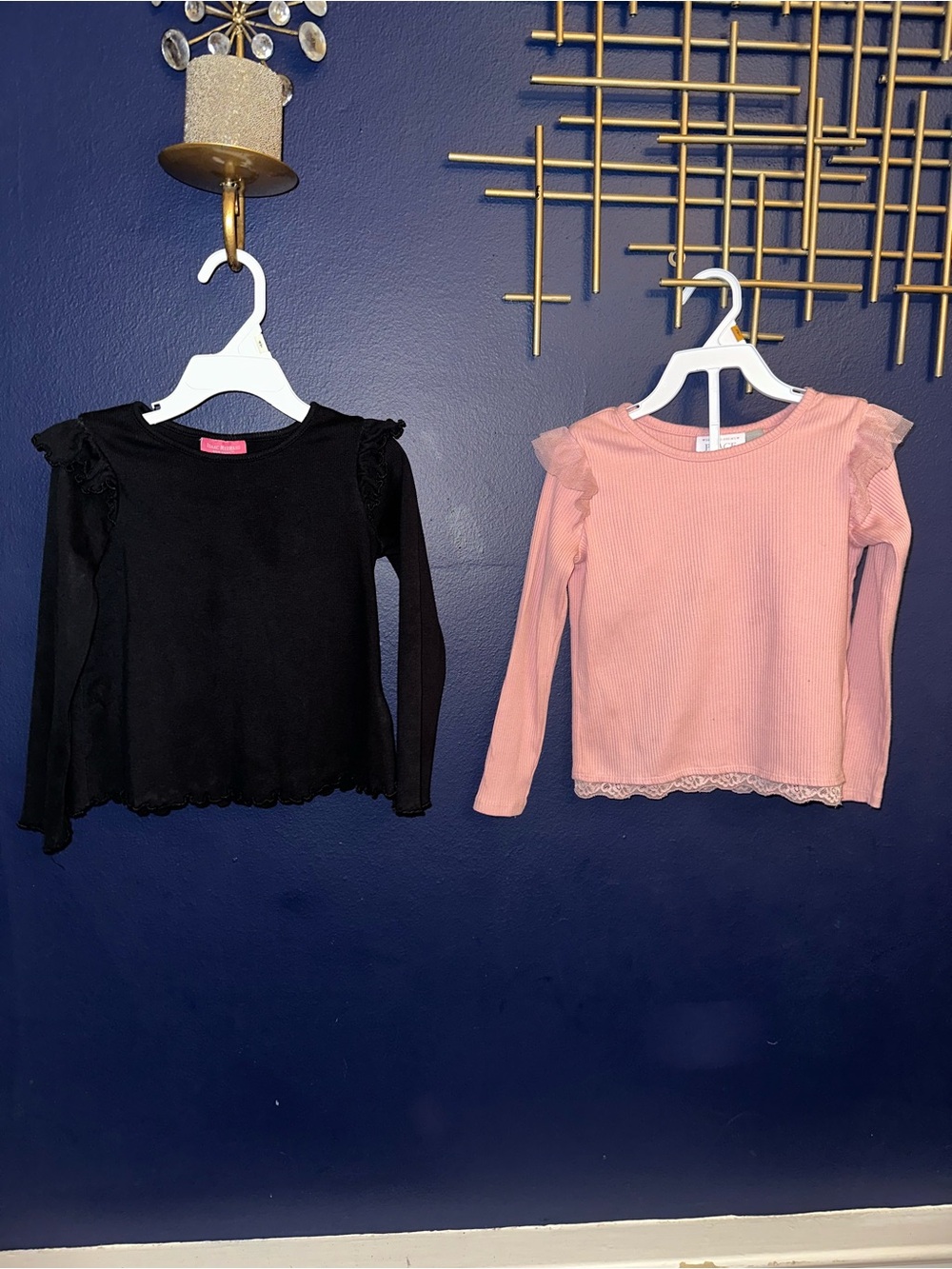 Girls Long-Sleeve mixed brand shirt bundle size 4t